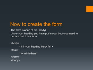 Creating a radiobutton | PPTX
