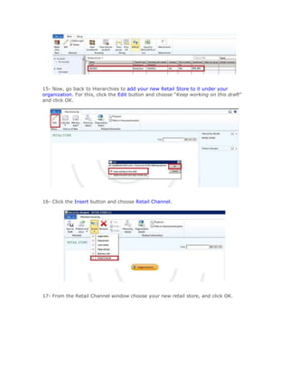 Creating a retail store in ax 2012 retail | DOCX