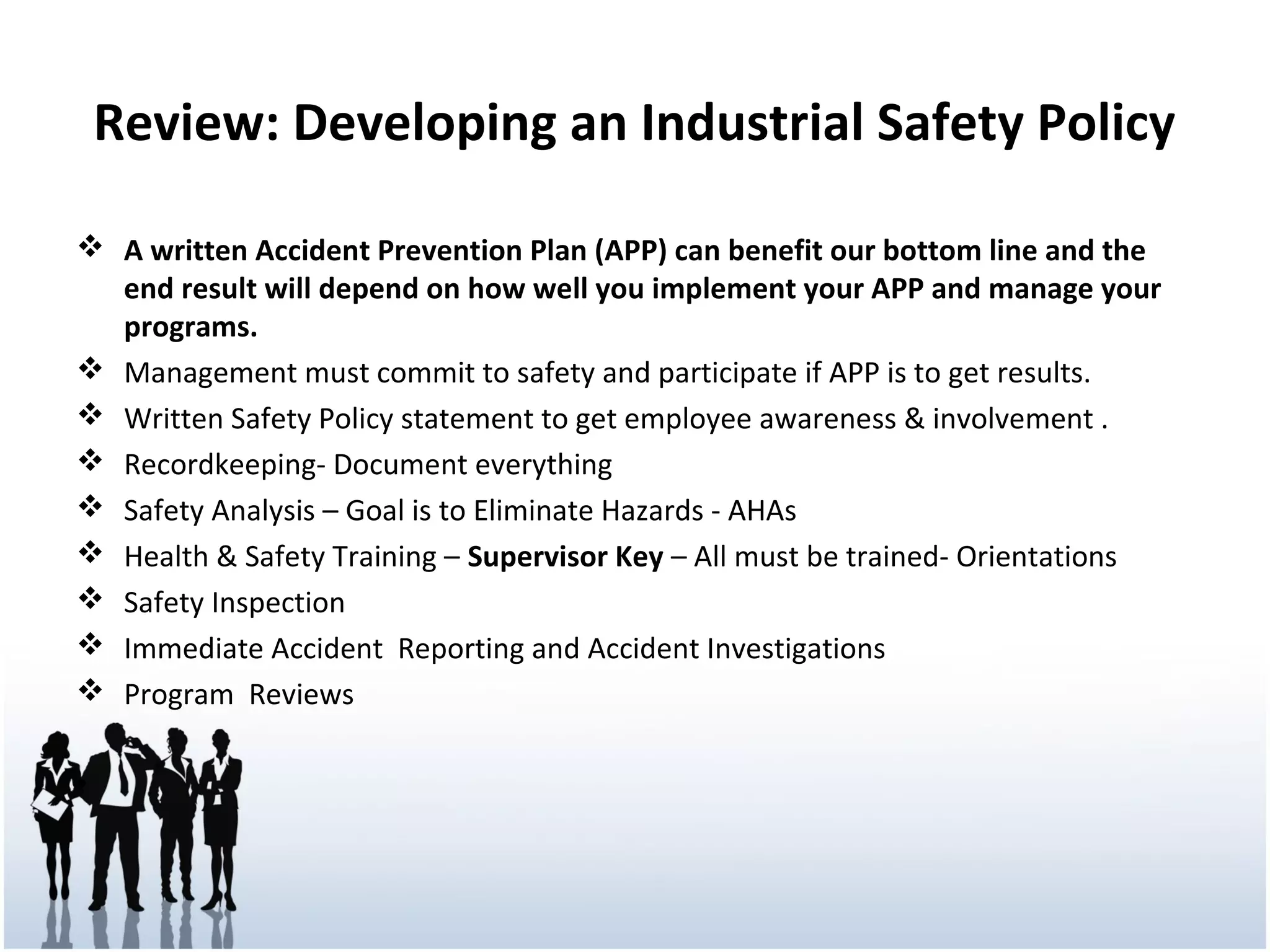 Creating a safety program | PPT