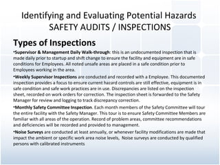 Safety Sample Creating a safety program | PPT