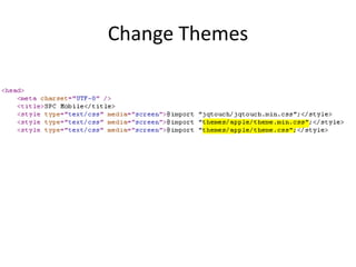 Change Themes