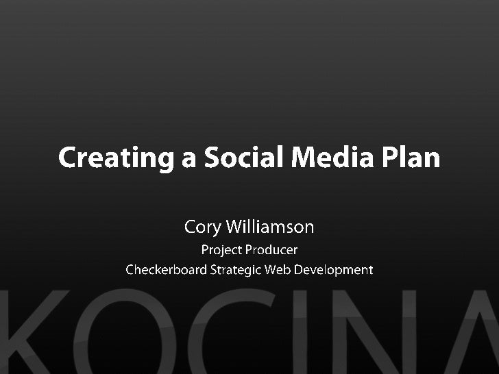 Business plan for social media company