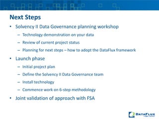 Productionise processes