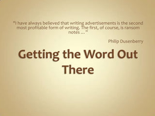 Creating A Splash On The Internet