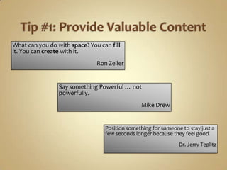 Creating A Splash On The Internet