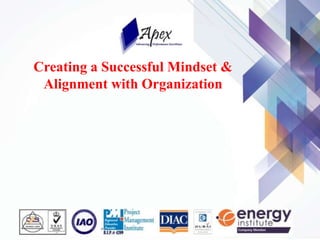 Creating a Successful Mindset &
Alignment with Organization
 
