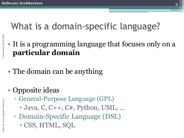 Creating A Textual Domain Specific Language Creating A Textual Domain Specific Language