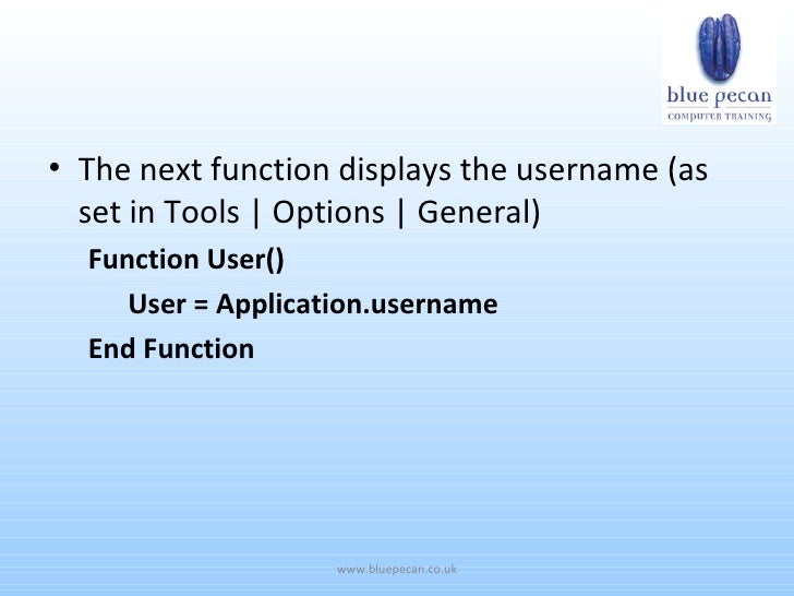 creating a userdefined function in excel using vba 8 728