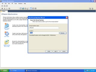 Creating a virtual machine for ms dos