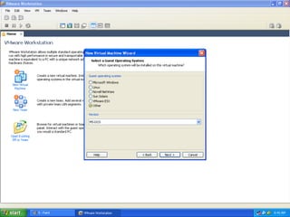 Creating a virtual machine for ms dos
