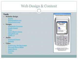 Creating A Web 2.0 Toolbox For The Academic Library