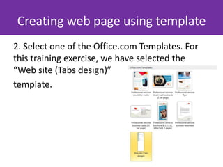 Creating a web page | PPT