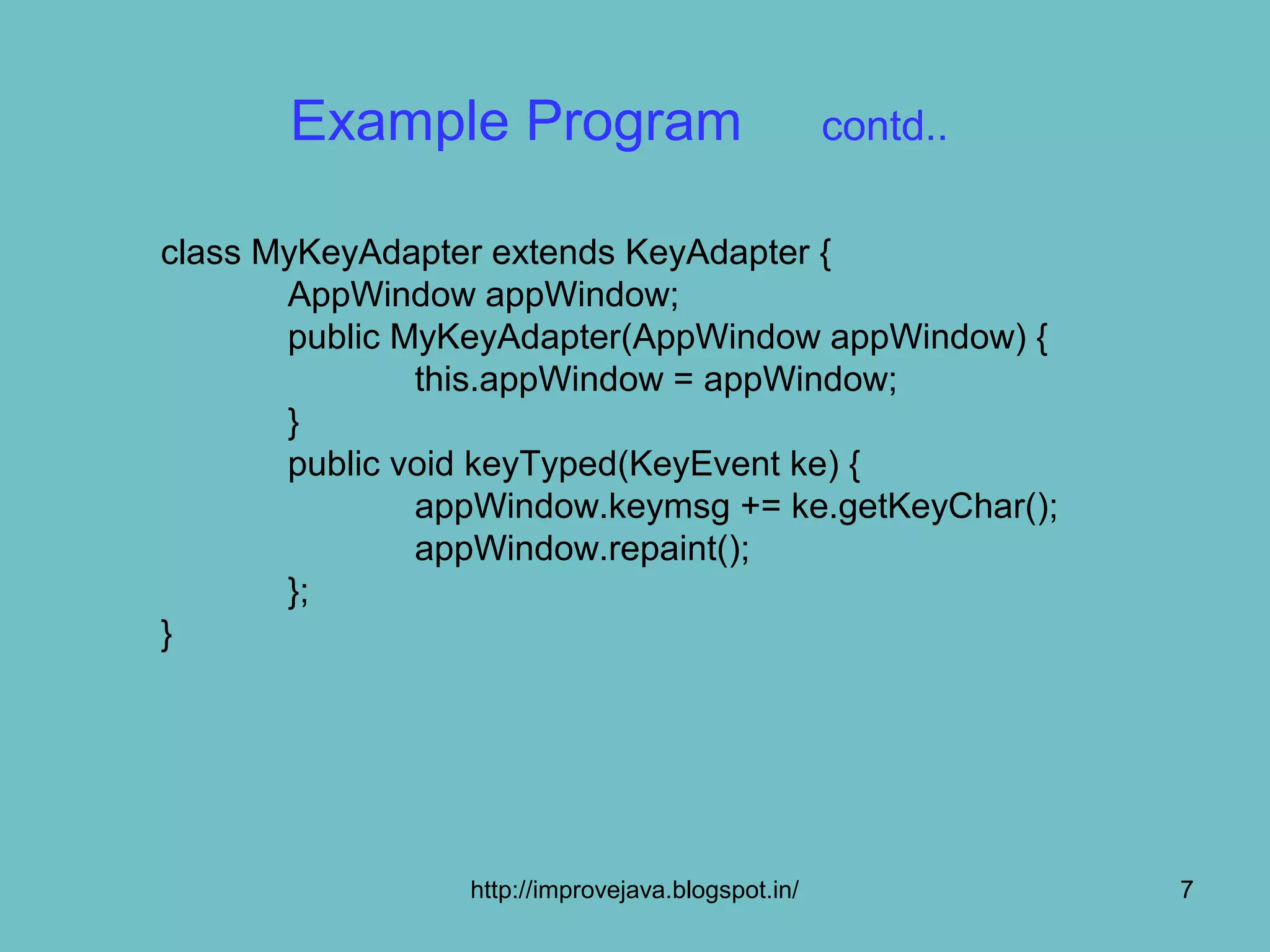 Creating a windowed program | PPT