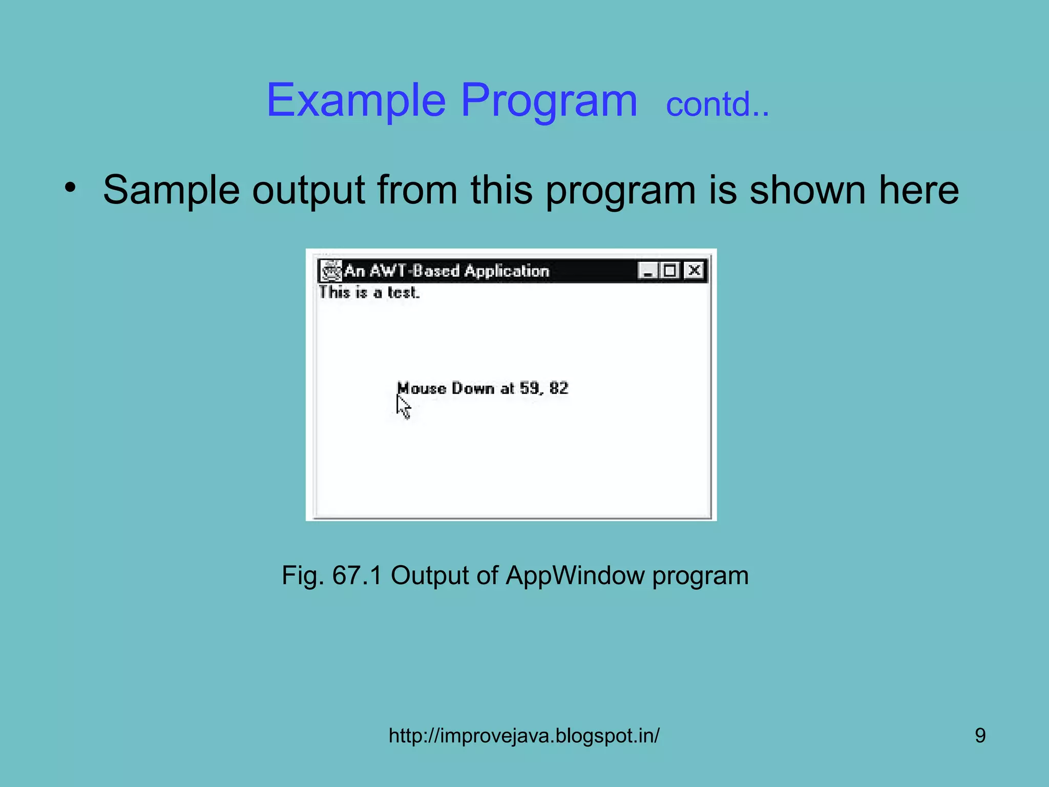 Creating a windowed program | PPT