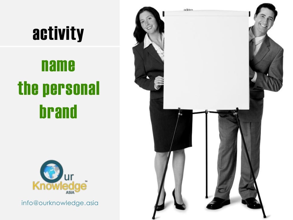 activity name the personal brand