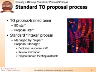 Creating a winning_to_proposal_process_-_beth_wingate_6-10-09 | PPT