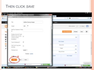 THEN CLICK SAVE
 