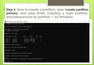 Creating Bootable Device using Command prompt.pptx