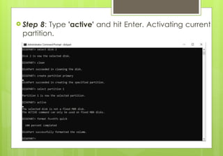 Creating Bootable Device using Command prompt.pptx