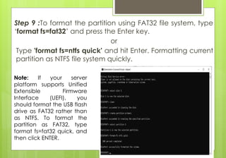 Creating Bootable Device using Command prompt.pptx