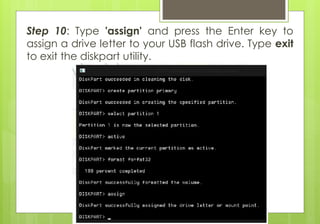 Creating Bootable Device using Command prompt.pptx