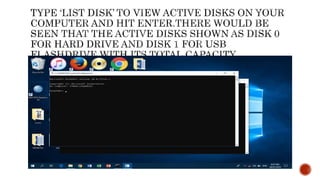 Creating bootable flashdrive.pptx