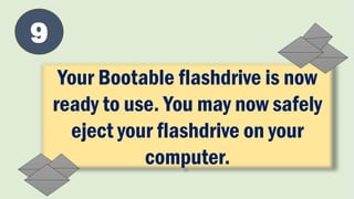 CREATING BOOTABLE FLASHDRIVE TLE GRADE 9_NEW.pptx