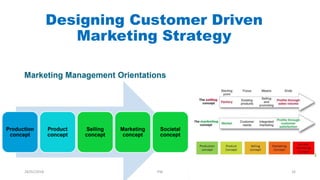 Designing Customer Driven
Marketing Strategy
28/01/2018 PW 16
 