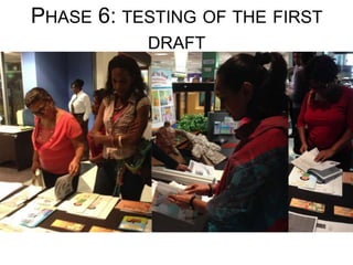 PHASE 6: TESTING OF THE FIRST
DRAFT
 