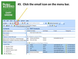 #3. Click the email icon on the menu bar.
 