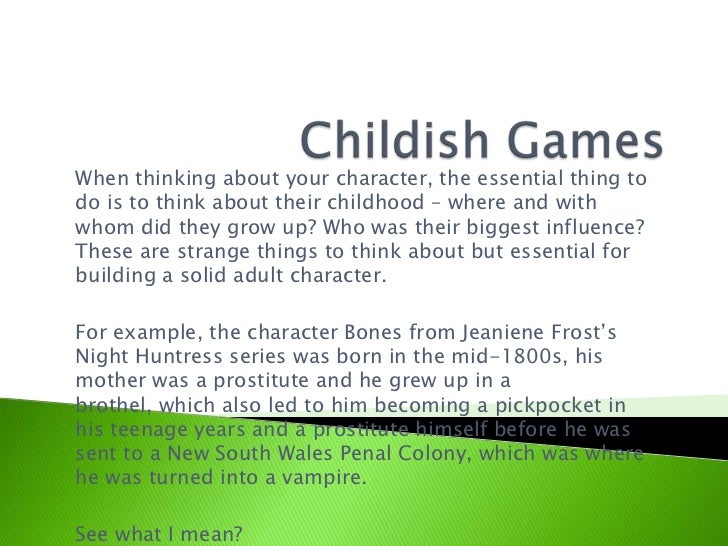 Creating Solid Characters