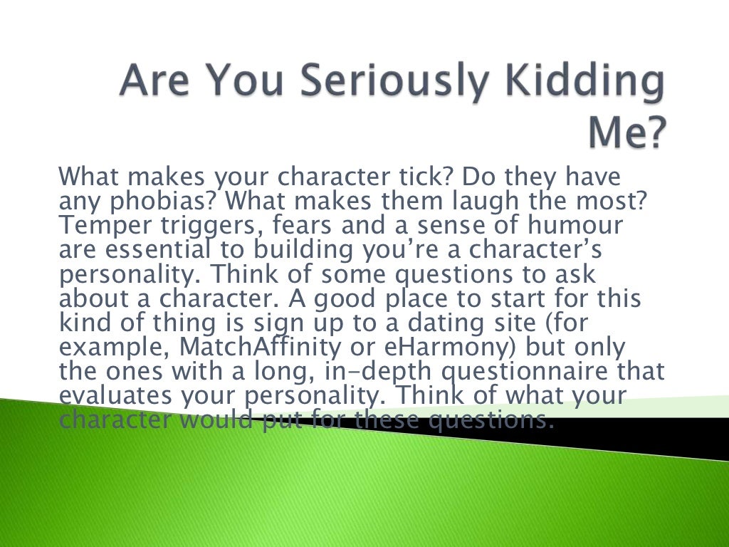 Creating Solid Characters