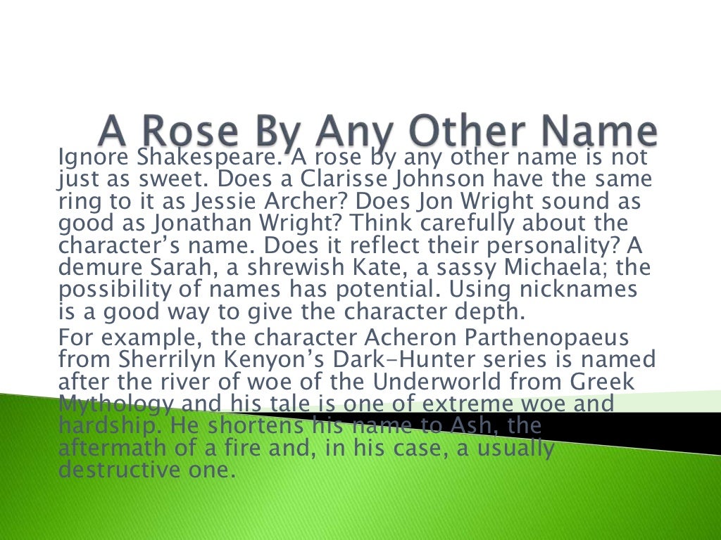 Creating Solid Characters