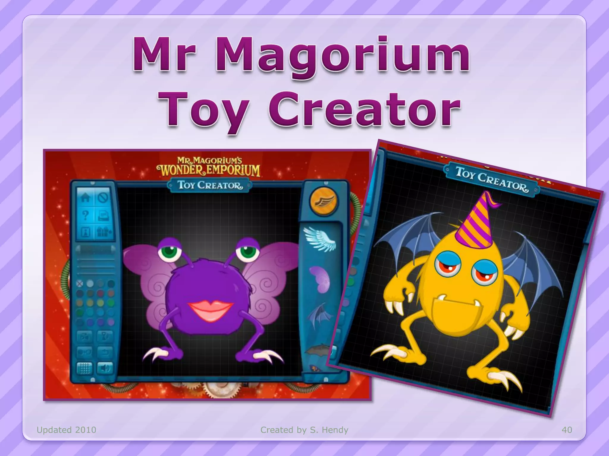 Updated 2010   Created by S. Hendy   40
 