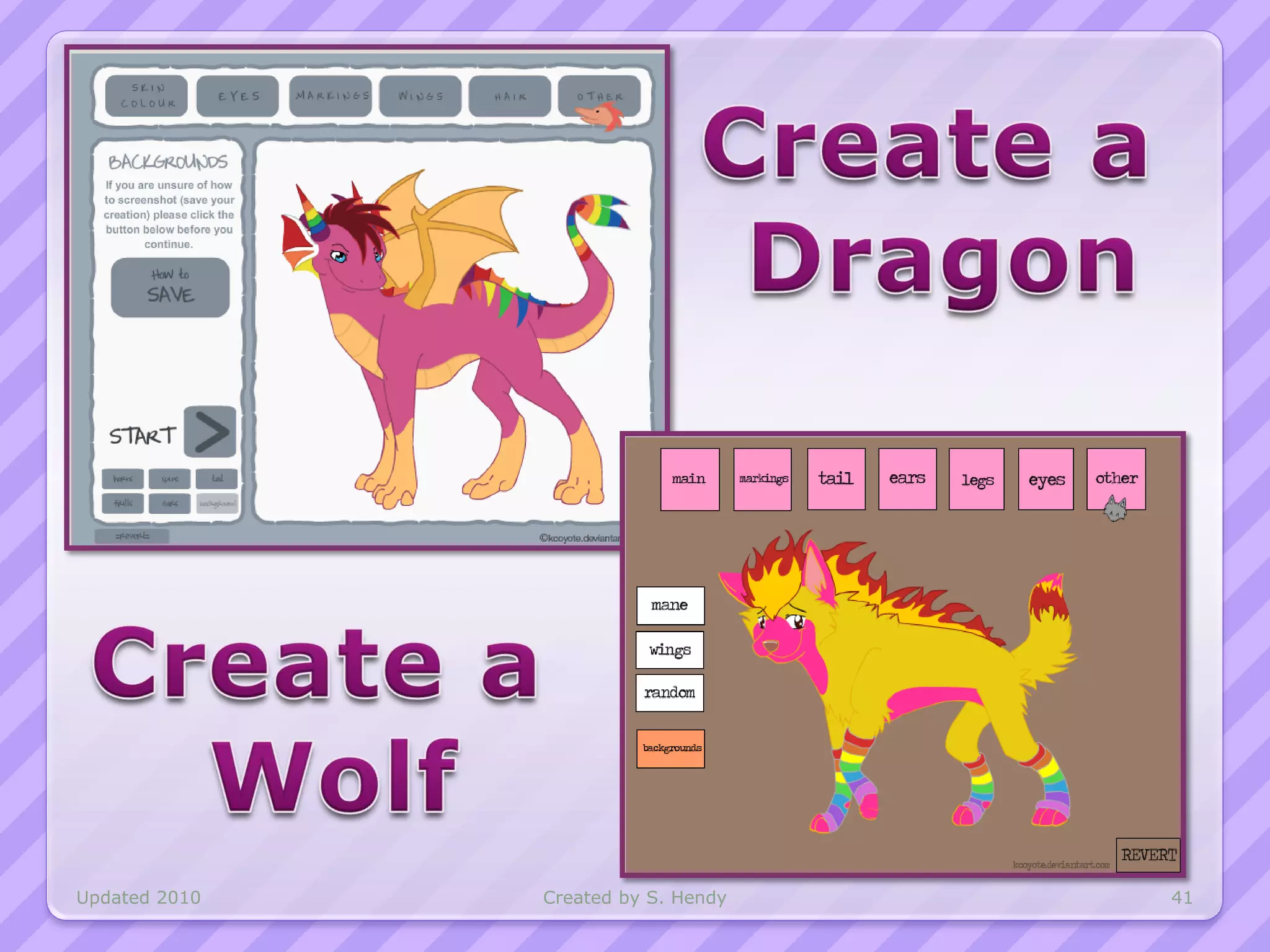 Updated 2010   Created by S. Hendy   41
 