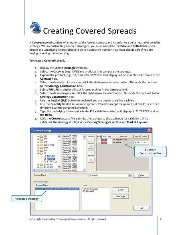 Creating Cme Group User Defined Spreads | PDF