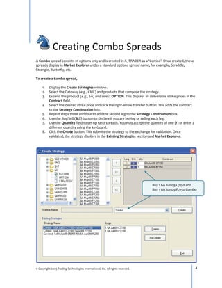 Creating Cme Group User Defined Spreads | PDF