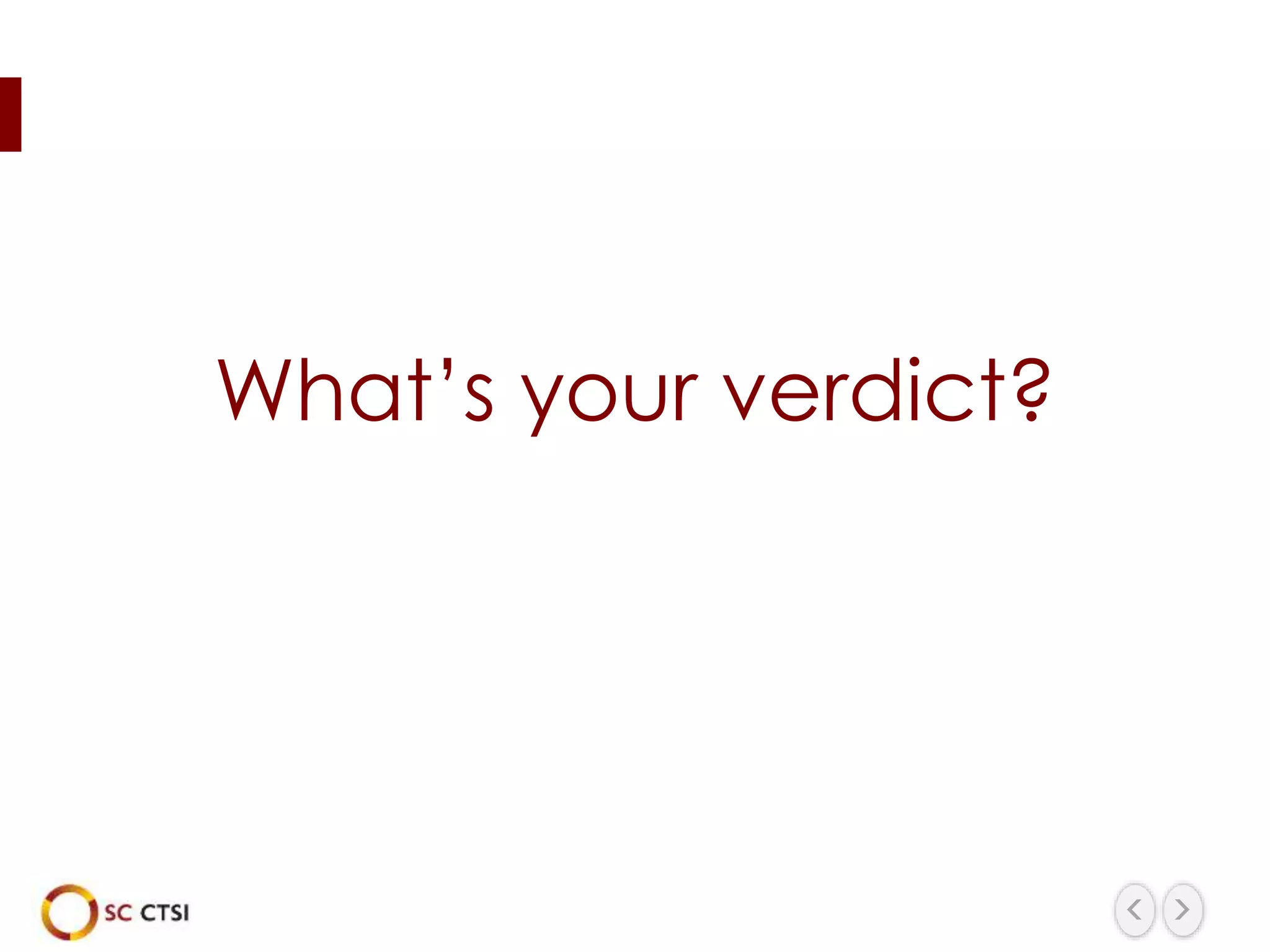 What’s your verdict?
 