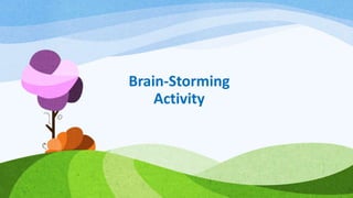 Brain-Storming
Activity
 