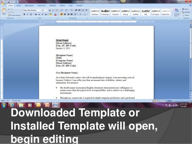 creating cover letters in microsoft word 2007 cover letter template microsoft word 2007
