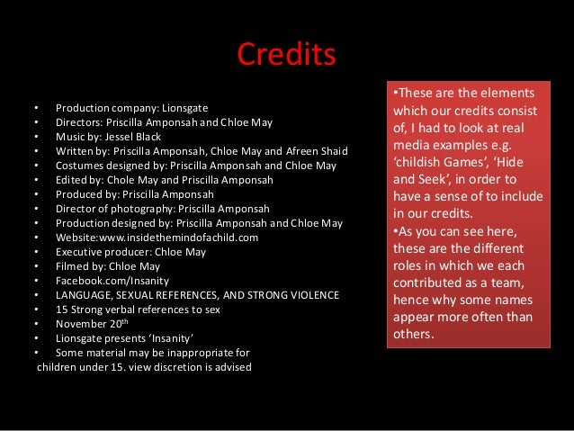 Music arrangement credits image