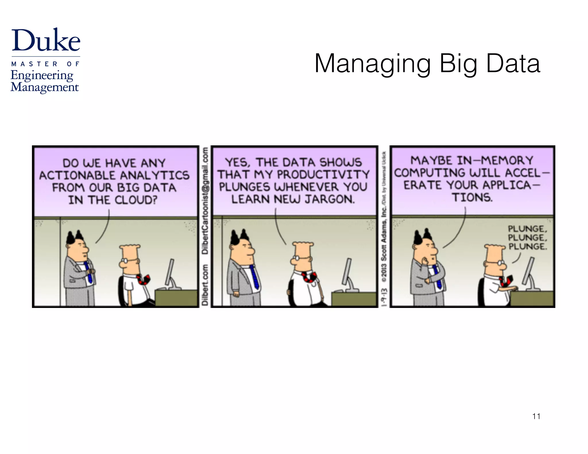 Managing Big Data
11
 