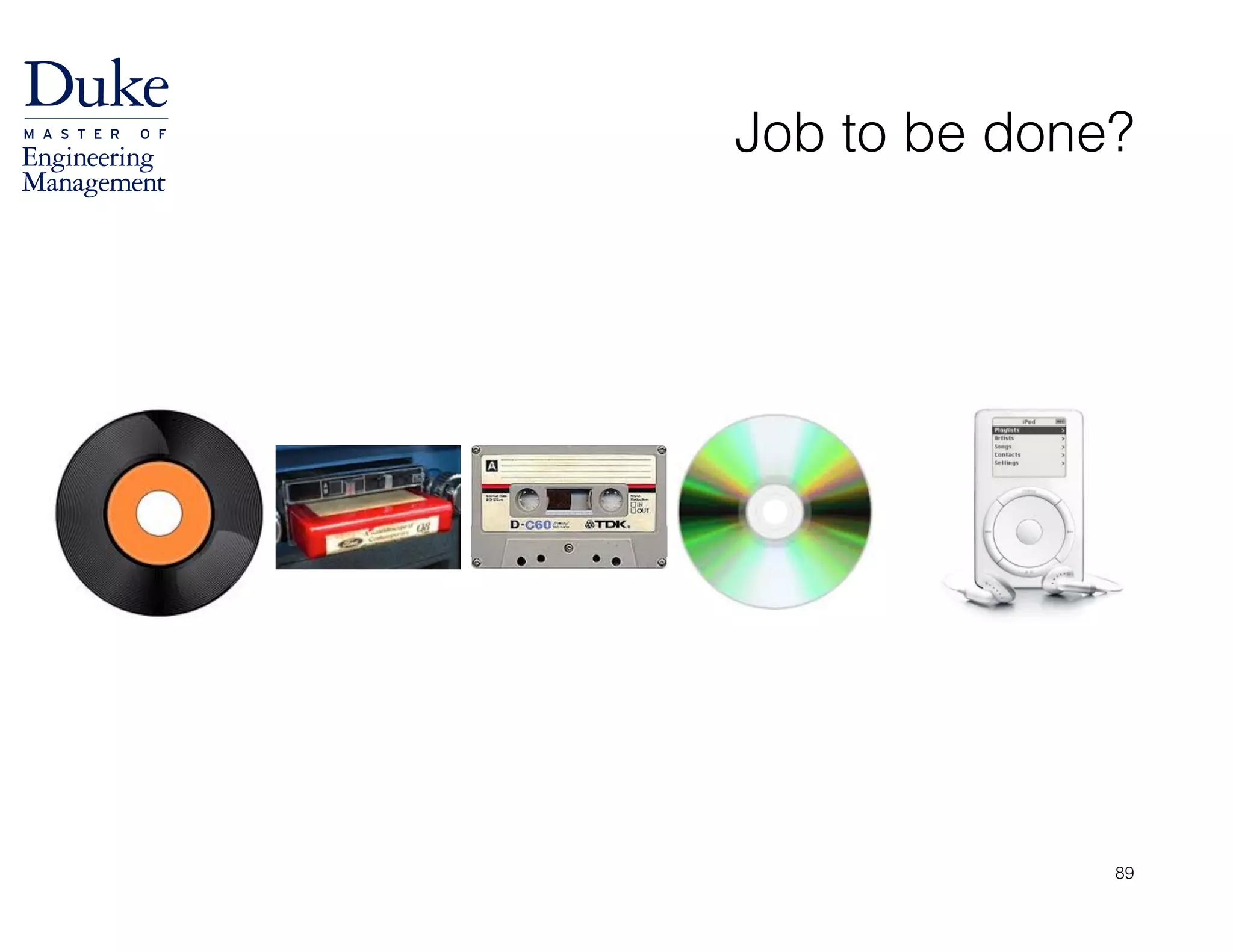 Job to be done?
89
 