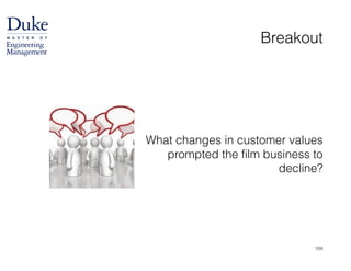 Breakout
!
!
!
What changes in customer values
prompted the film business to
decline?
104
 