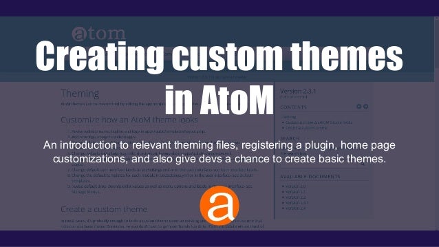 creating custom themes in atom themes create