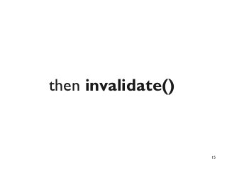 then invalidate()


                    15
 