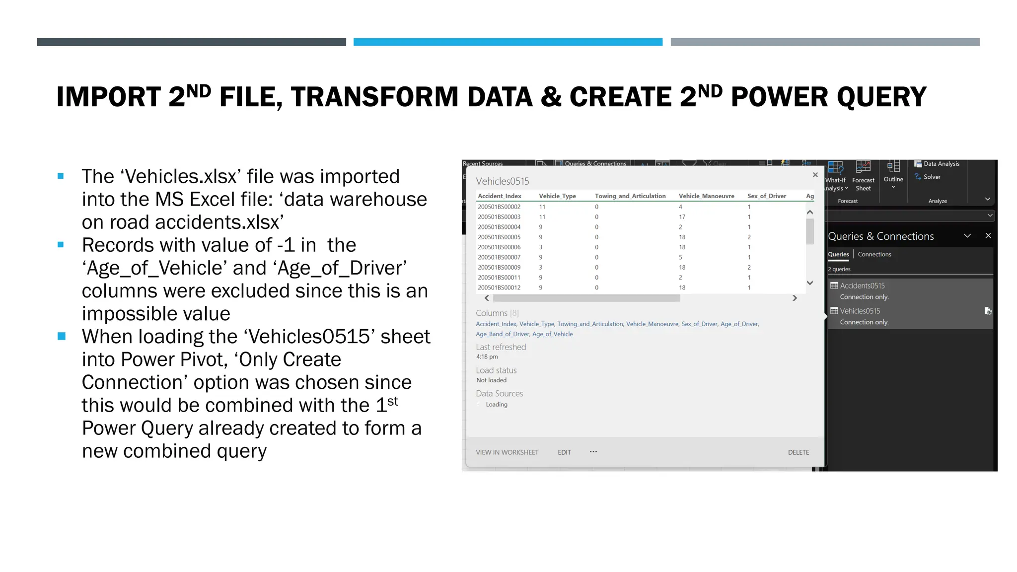 Creating Data Warehouse Using Power Query & Power Pivot | PDF ...