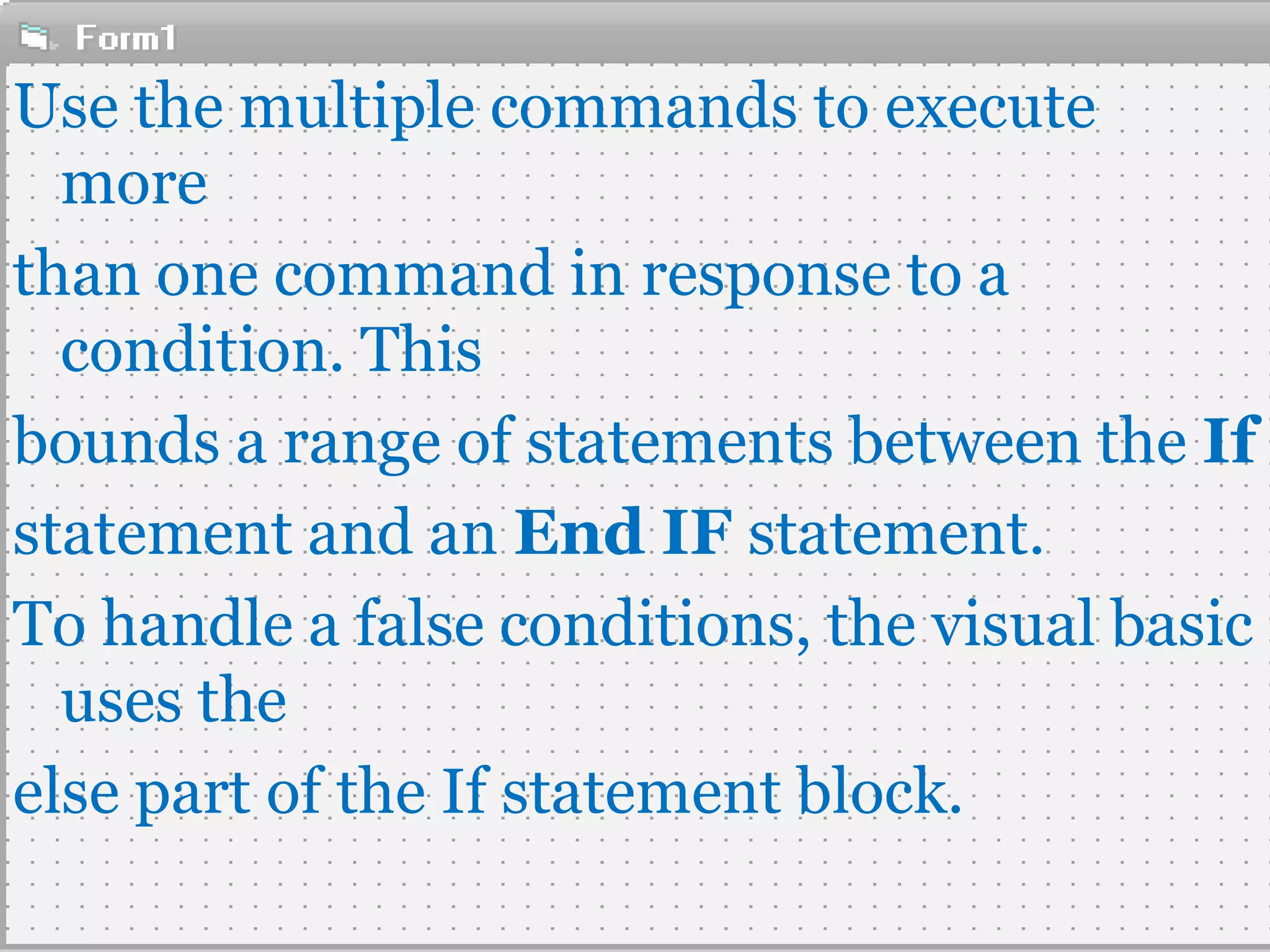 Creating decision structures of a program | PPT