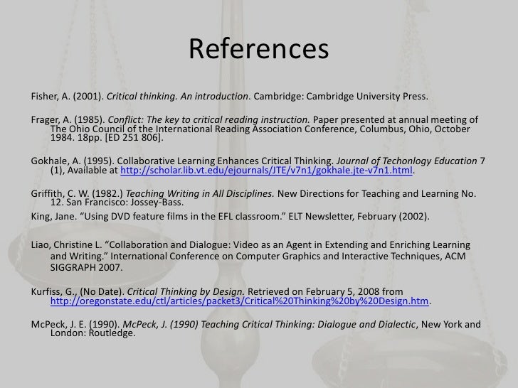 critical thinking introduction alec fisher critical thinking introduction alec fisher