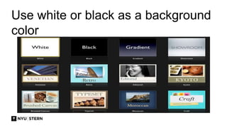 Use white or black as a background
color
 